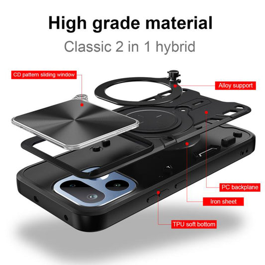 Custodia per Realme 16 Pro+, Techsuit, CamGuard Pro, Nera