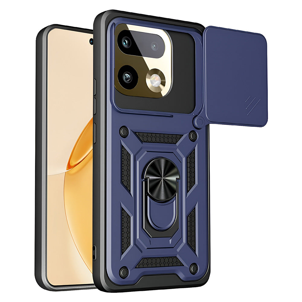 Custodia per Realme 16 Pro+, Techsuit, CamShield, Blu