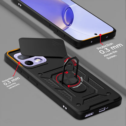 Custodia per Realme 16 Pro, Techsuit, CamShield, Nera