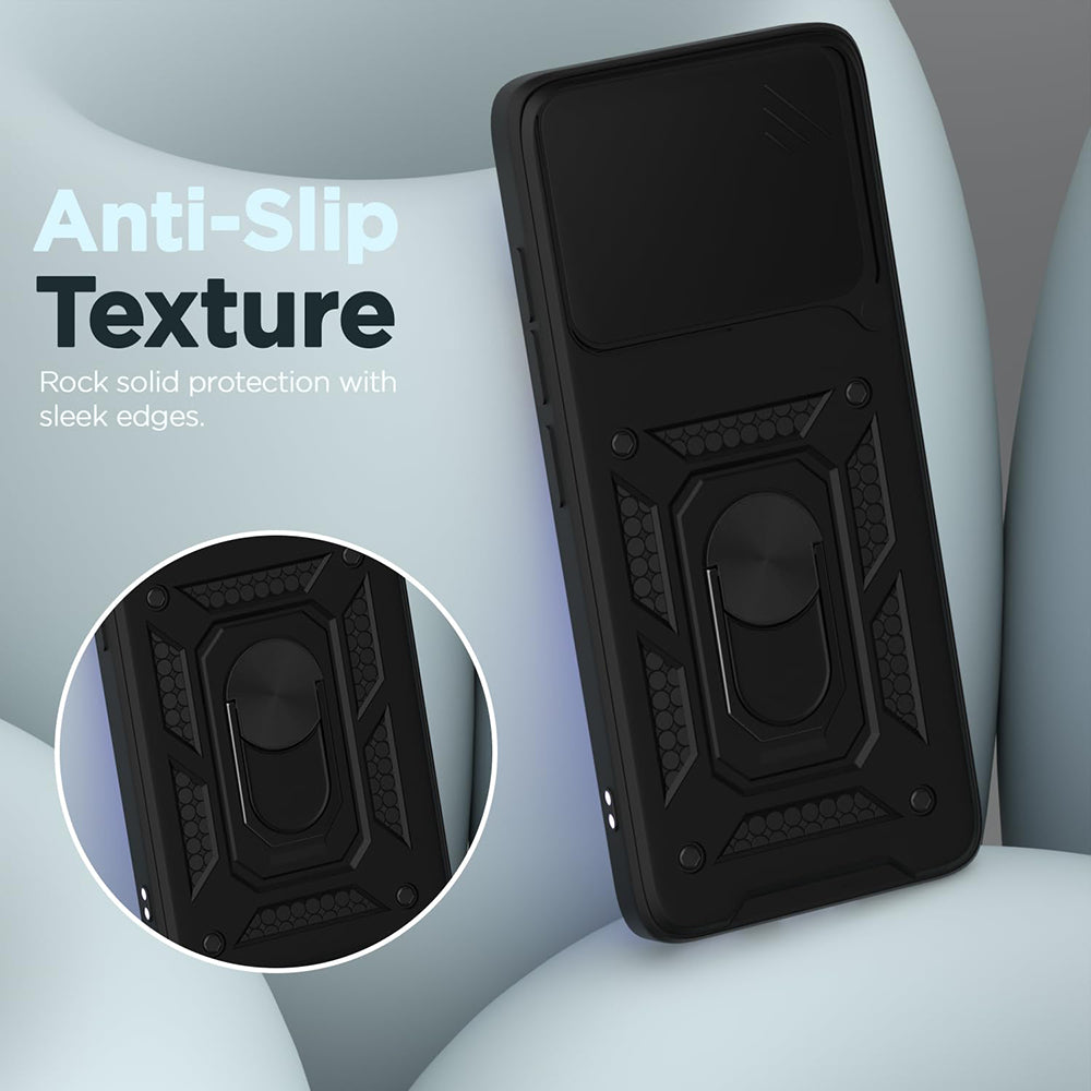Custodia per Realme 16 Pro, Techsuit, CamShield, Nera