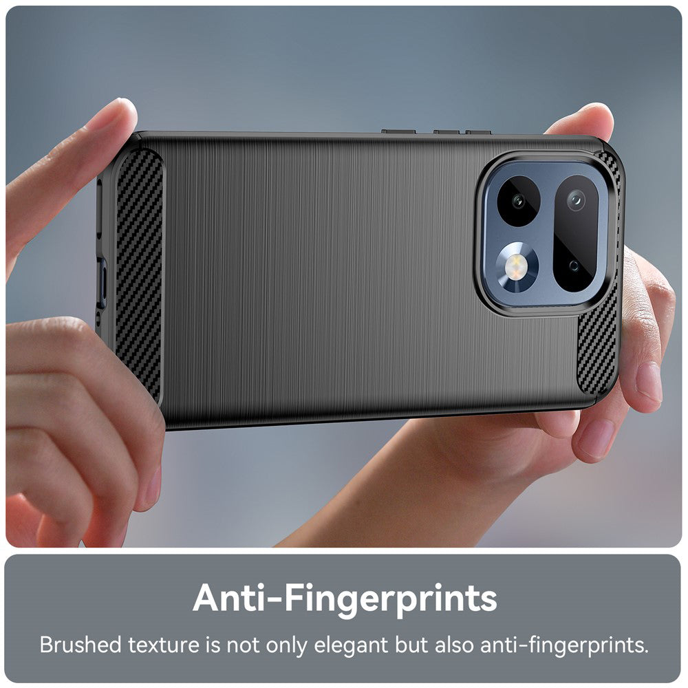 Case for Realme 16 Pro, Techsuit, Carbon, Black