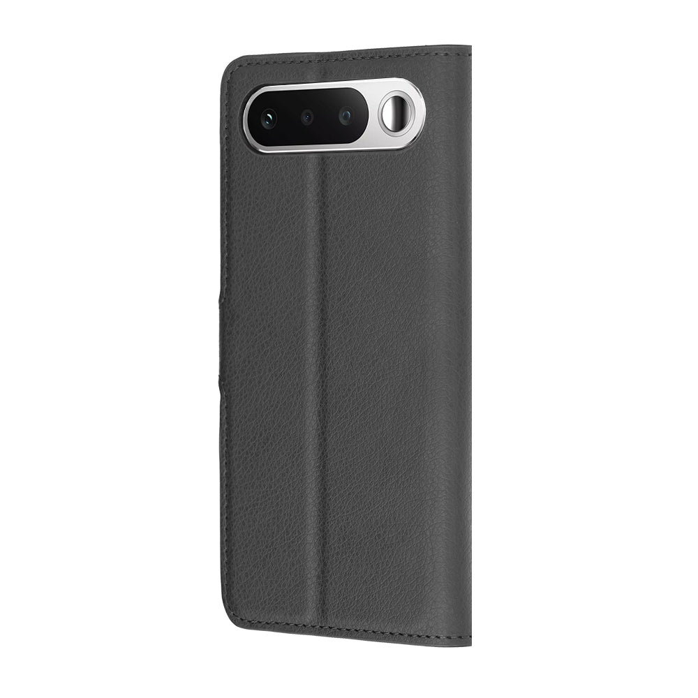 Custodia per Realme 16, Techsuit, Leather Folio, Nera