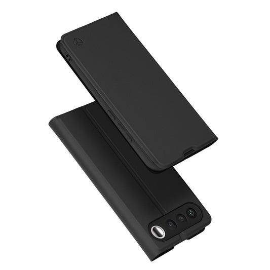 Custodia per Realme 16, Techsuit, Magskin Book, Nera