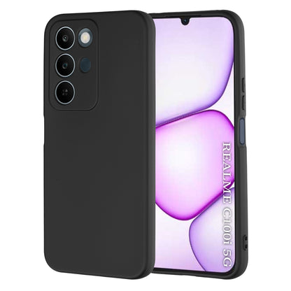 Custodia per Realme C100 5G, Techsuit, SoftFlex, Nera