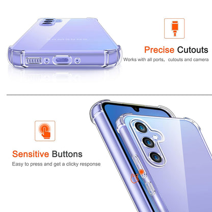 Case for Realme C75 5G, Techsuit, Shockproof Clear, Transparent