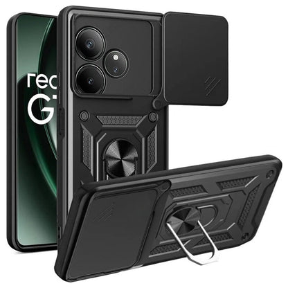 Custodia per Realme GT 6T / GT 6, Techsuit, CamShield, Nera
