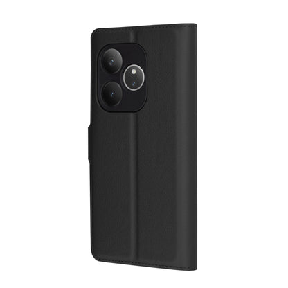 Custodia per Realme GT 6T / GT 6, Techsuit, Leather Folio, Nera