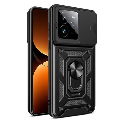 Custodia per Realme GT 7 Pro, Techsuit, CamShield, Nera