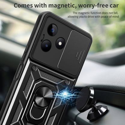 Custodia per Realme Note 50 / C51, Techsuit, CamShield, Nera