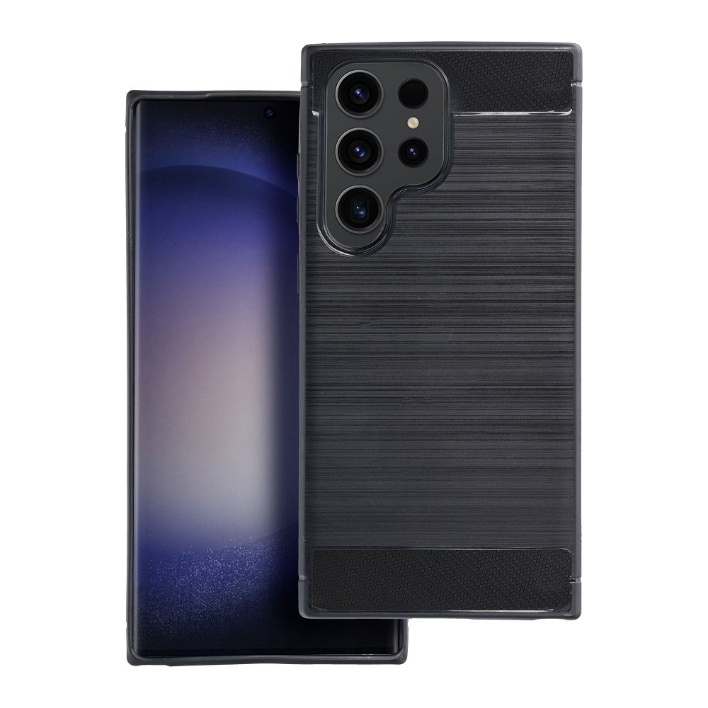 Custodia per Samsung Galaxy S24 Ultra S928, OEM, Carbonio, Nera