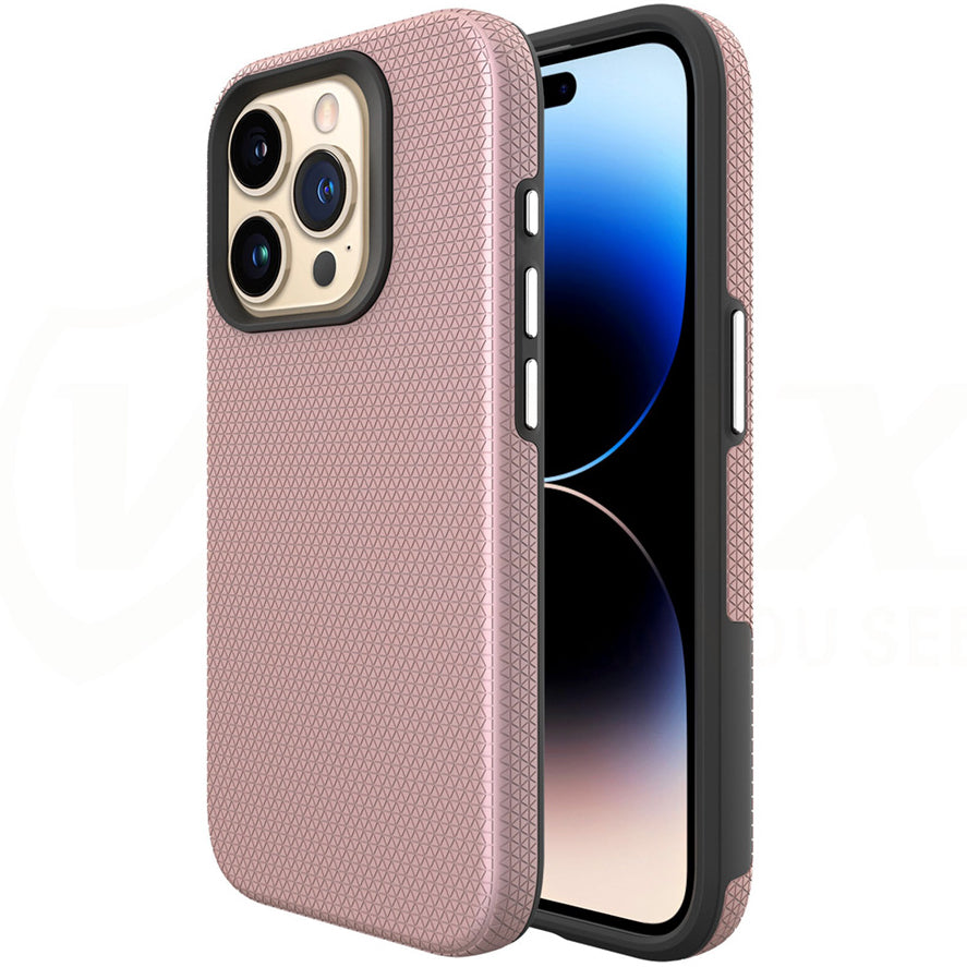 Custodia per Samsung Galaxy A15 5G A156 / A15 A155, Vmax, Triangle, Rosa Oro