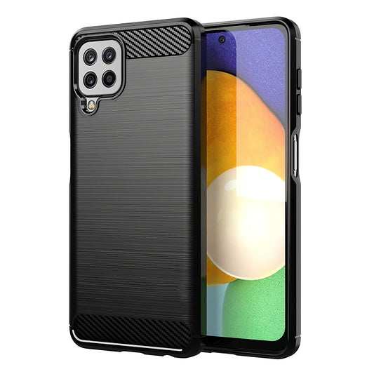 Custodia per Samsung Galaxy A22 A225, OEM, Carbonio, Nera