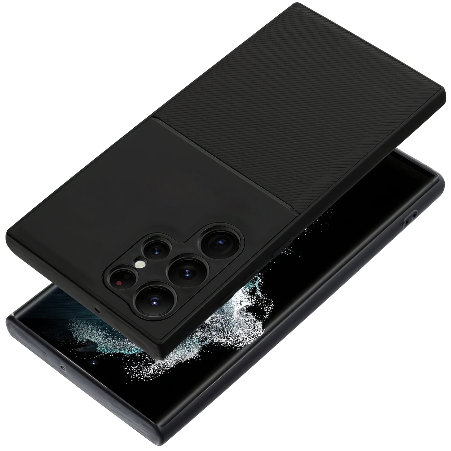 Custodia per Samsung Galaxy S22 Ultra 5G S908, OEM, Noble, Nera