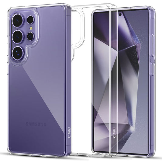 Custodia per Samsung Galaxy S25 Ultra S938, Tech-Protect, Flexair Hybrid, Trasparente