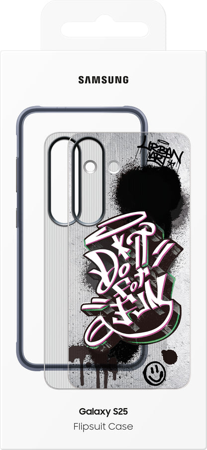 Custodia per Samsung Galaxy S25 S931, FlipSuit Rugged Case, Nera EF-JS931CBEGWW
