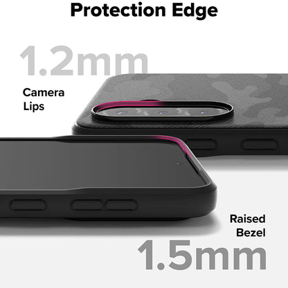 Custodia per Samsung Galaxy A56 A566 / A36 A366, Ringke, Onyx Camo, Nera