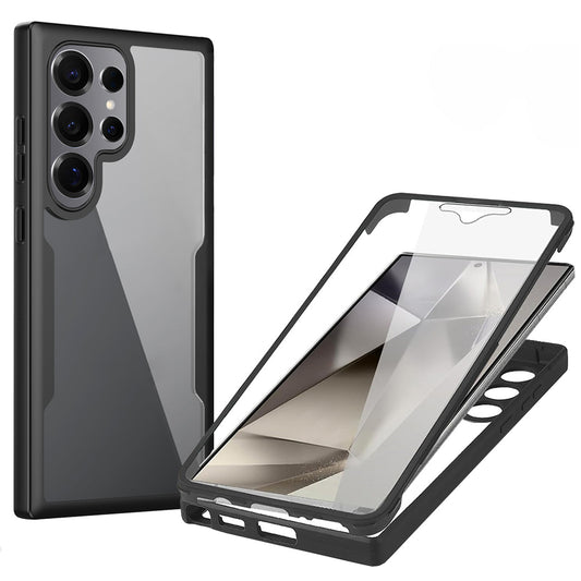 Custodia per Samsung Galaxy S25 Ultra S938, Techsuit, ColorVerse 360, Nera