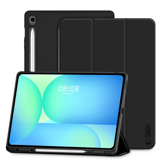 Custodia per Samsung Galaxy Tab S10 FE+, Tech-Protect, SC PEN, Nera