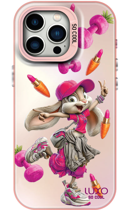 Custodia per Samsung Galaxy A35 5G A356, LUXO So CooL, ArcadiA Rabbit, Multicolore