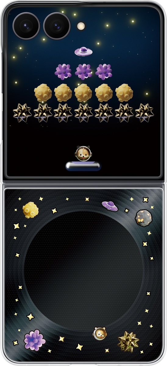Custodia per Samsung Galaxy Z Flip8 F776, FlipSuit Case, Nera EF-FF776CBEGWW