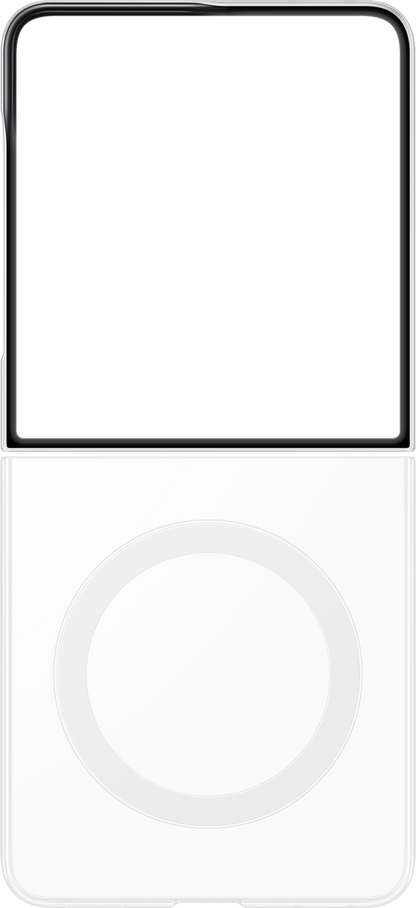 Custodia per Samsung Galaxy Z Flip8 F776, Clear Magnet, Trasparente EF-CF776CTEGWW