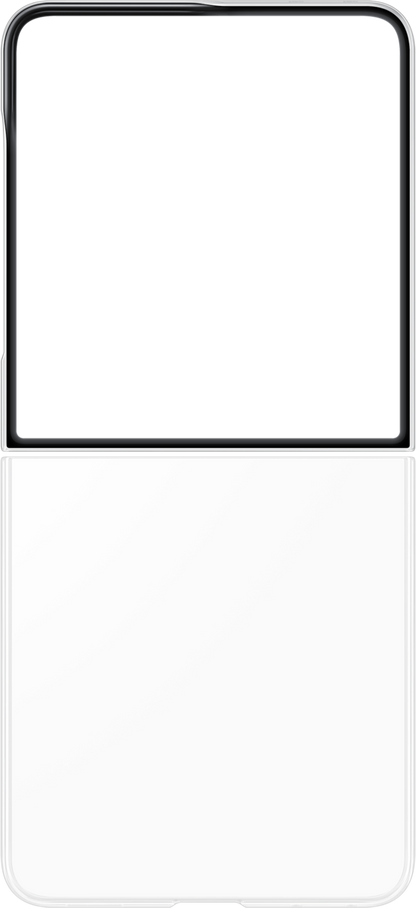 Custodia per Samsung Galaxy Z Flip8 F776, Clear Case, Trasparente EF-QF776CTEGWW