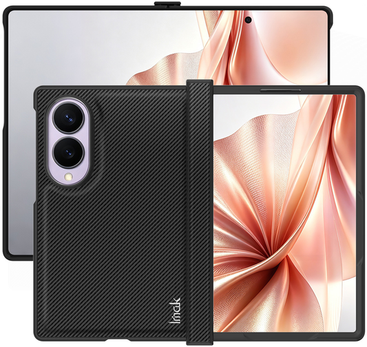 Custodia per Samsung Galaxy Z Fold8 F971, Imak, Carbonio, Nera