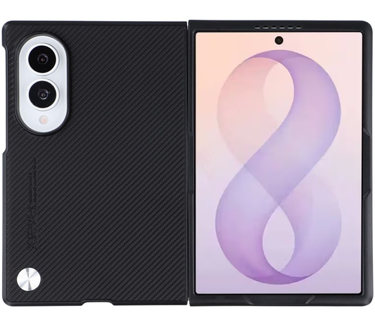 Custodia per Samsung Galaxy Z Fold8 F971, X-Level, Carbonio, Nera