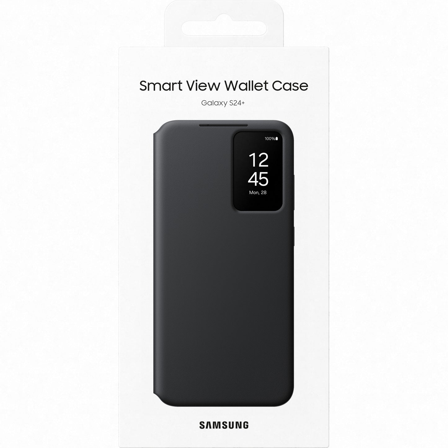 Custodia per Samsung Galaxy S24+ S926, S-View Wallet, nero EF-ZS926CBEGWWW 