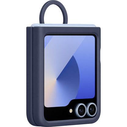 Custodia per Samsung Galaxy Z Flip6 F741, Custodia in silicone, Navy EF-PF741TNEGWWW 