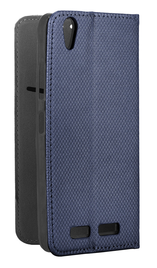 Custodia per Samsung Galaxy A26 A266, OEM, Smart Magnet, Blu Navy