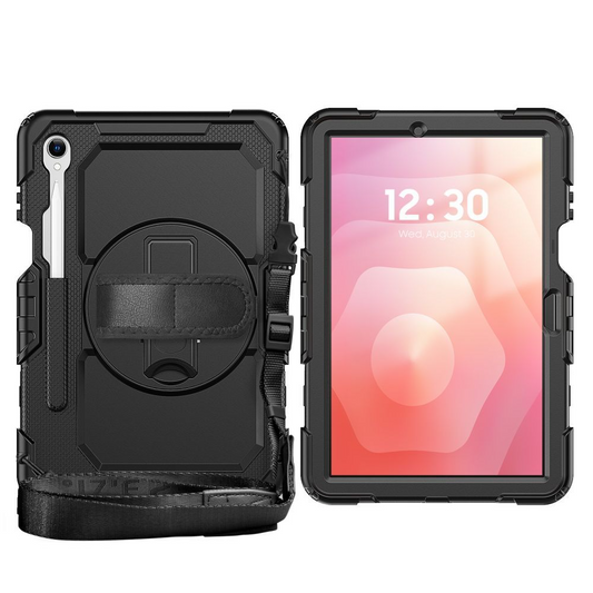 Custodia per Samsung Galaxy Tab S11, Tech-Protect, Solid360, Nera