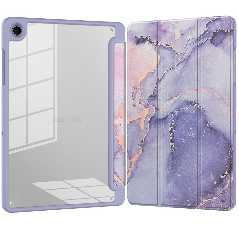 Custodia per Samsung Galaxy Tab A11 / Tab A9, Tech-Protect, SC PEN Hybrid, Viola