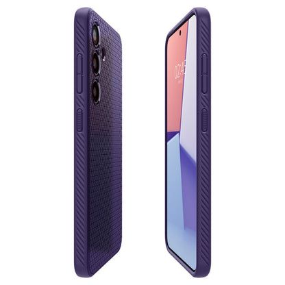 Custodia per Samsung Galaxy S24 S921, Spigen, Liquid Air, viola ACS07451 