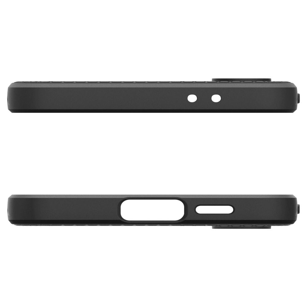 Custodia per Samsung Galaxy S24 FE S721, Spigen, Liquid Air Matte, Nero ACS08618