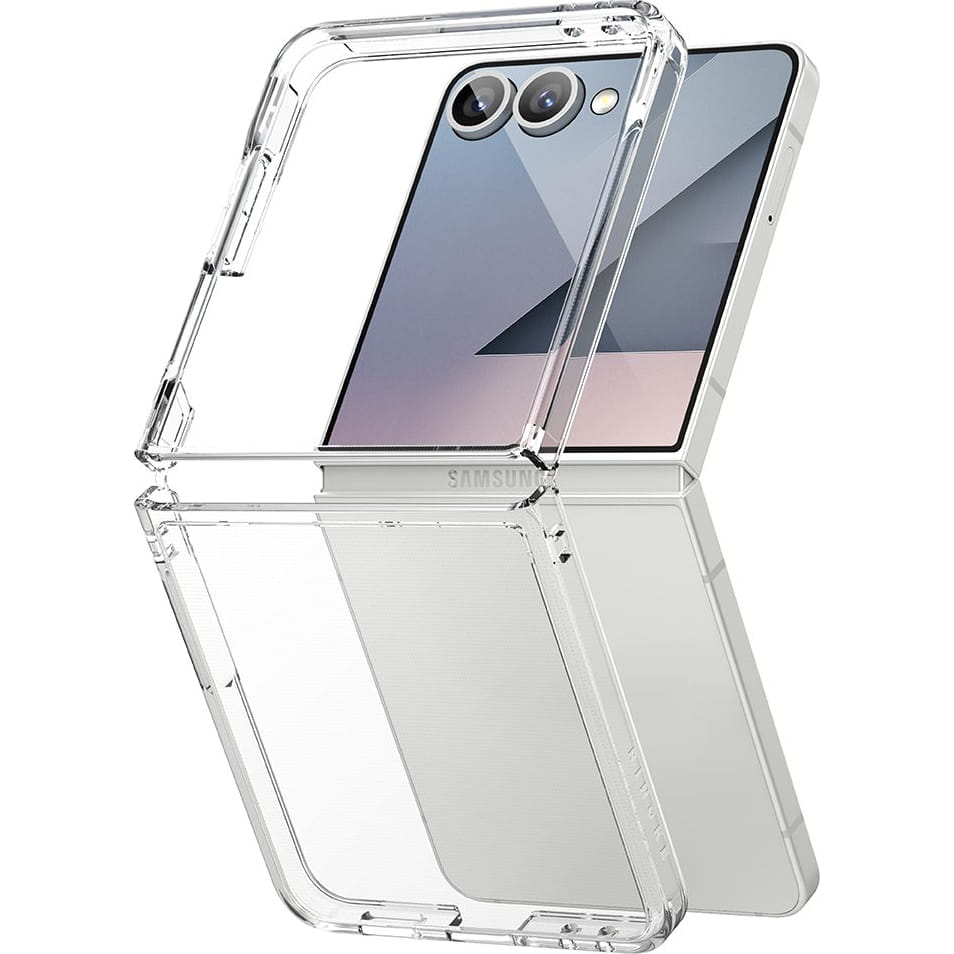 Custodia per Samsung Galaxy Z Flip7 F766, Ringke, Fusion, Trasparente