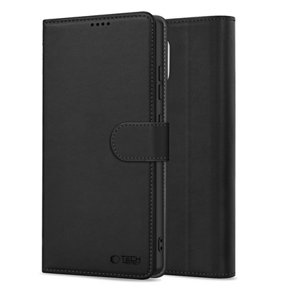 Custodia per Samsung Galaxy A37 5G / A56 A566 / A36 A366, Tech-Protect, Wallet, Nera
