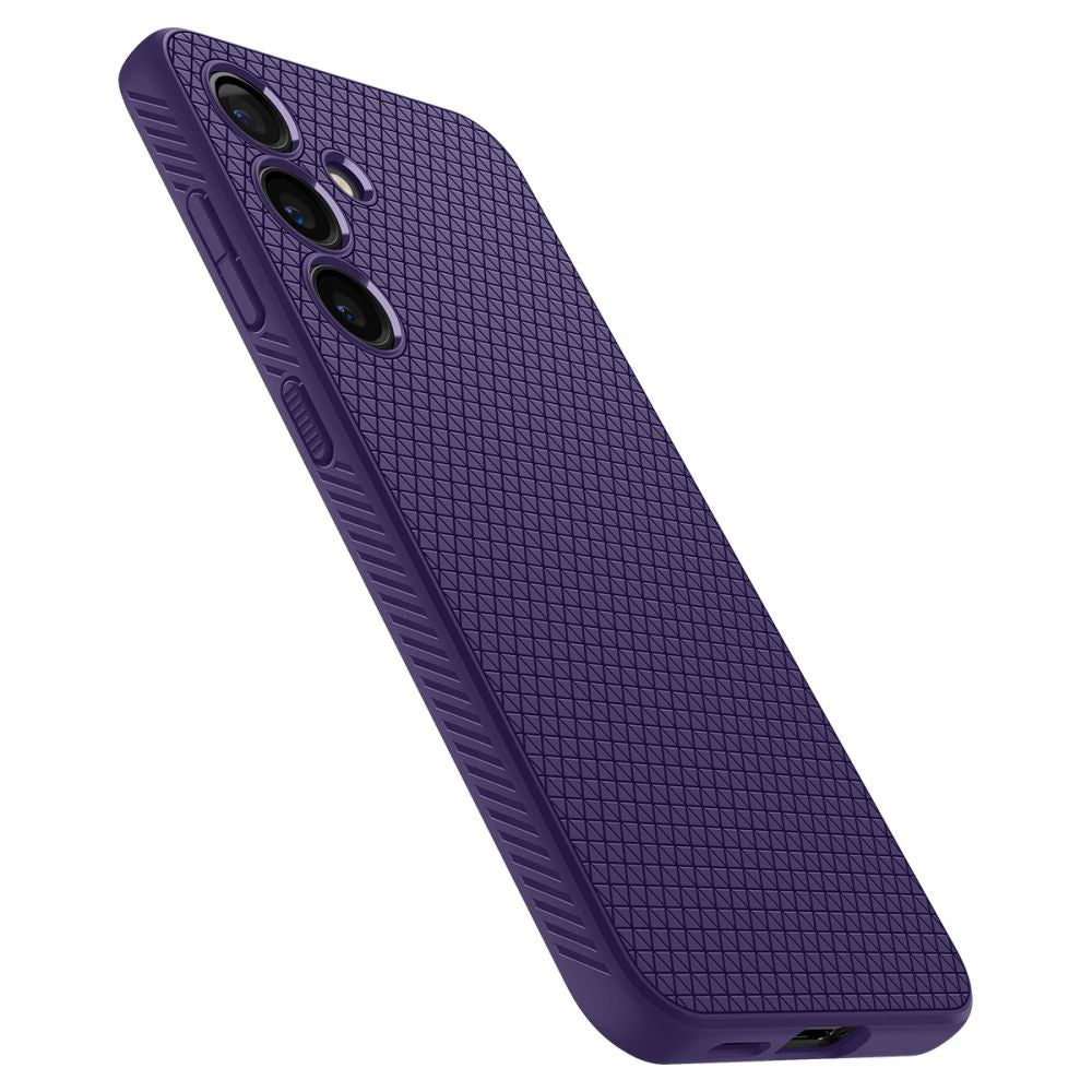 Custodia per Samsung Galaxy S24 S921, Spigen, Liquid Air, viola ACS07451 