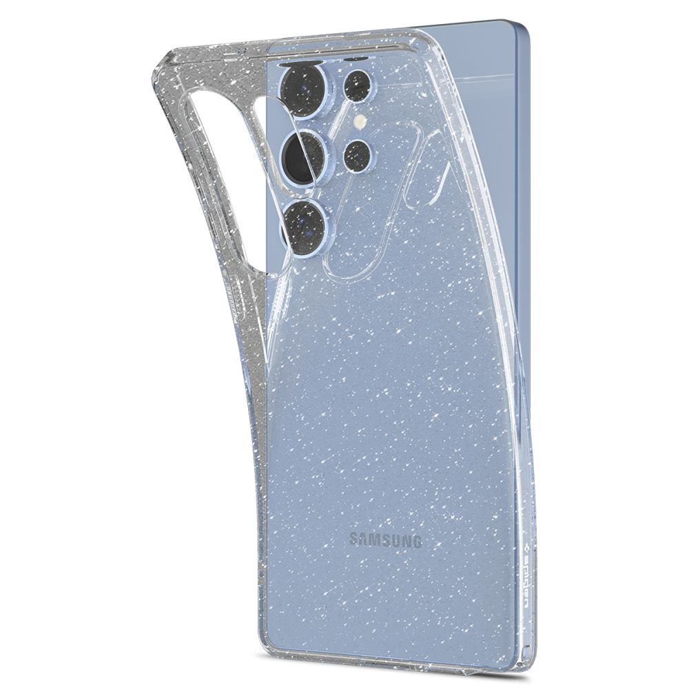 Custodia per Samsung Galaxy S25 Ultra S938, Spigen, Liquid Crystal Glitter, Trasparente ACS08950