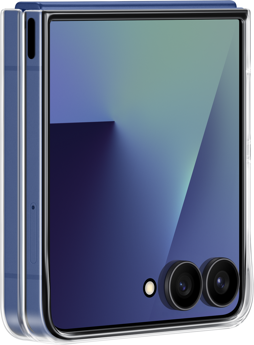 Custodia per Samsung Galaxy Z Flip7 F766, Clear Case, Trasparente EF-AF766CTEGWW