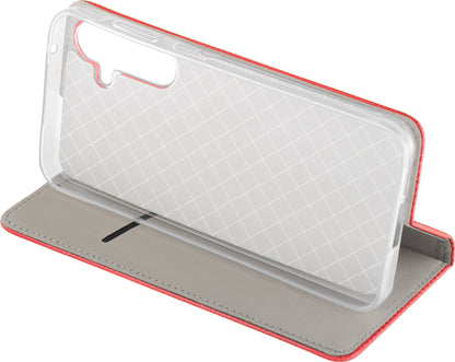 Custodia per Samsung Galaxy A17 4G / A17 5G, OEM, Smart Magnet, Rossa
