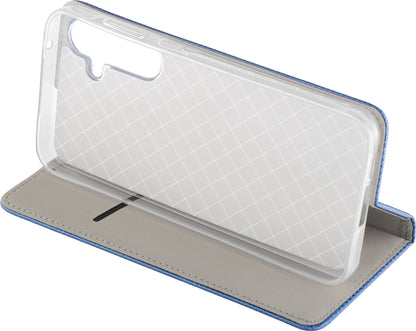 Custodia per Samsung Galaxy A17 4G / A17 5G, OEM, Smart Magnet, Blu Navy