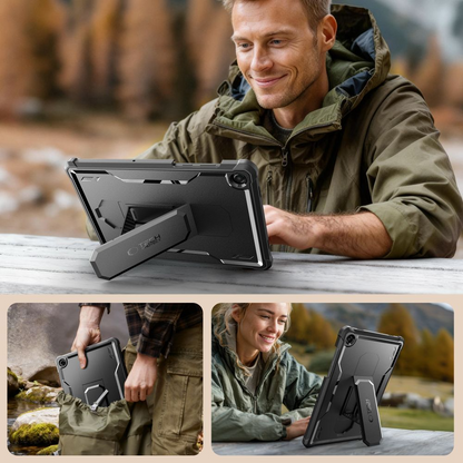 Custodia per Samsung Galaxy Tab A11+ / Tab A9+, Tech-Protect, Kevlar Pro, Nera