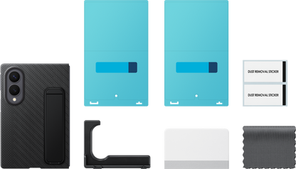 Custodia per Samsung Galaxy Z Fold8 F971, Carbon Standing, Nera EF-XF971SBEGWW