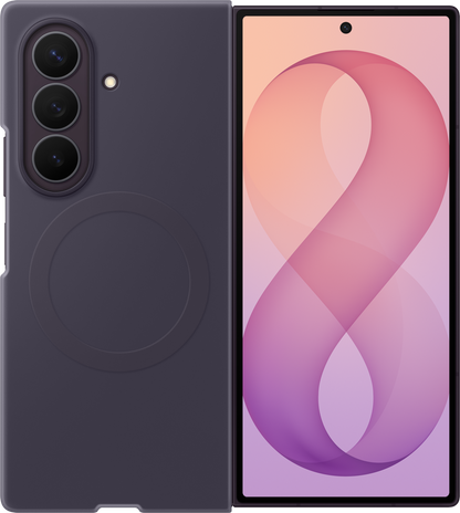 Custodia per Samsung Galaxy Z Fold8 Ultra F976, Silicone Magnet Case, Viola EF-EF976CVEGWW