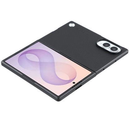 Custodia per Samsung Galaxy Z Fold8 F971, X-Level, Carbonio, Nera