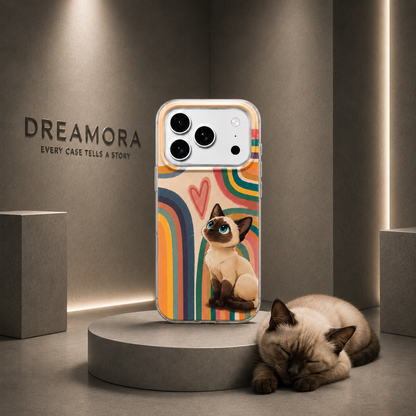 Custodia per Samsung Galaxy A07 5G A076 / A07 4G A075, Perfect Case, Dreamora Kitty, Multicolore
