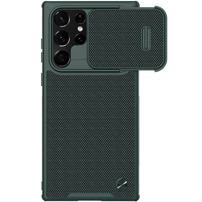 Custodia per Samsung Galaxy S22 Ultra 5G S908, Nillkin, Textured S, verde 