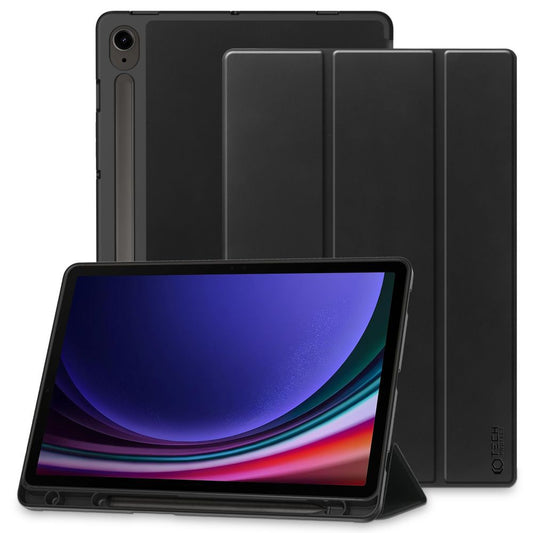 Custodia per Samsung Galaxy Tab S9 FE, Tech-Protect, SC PEN, nero 