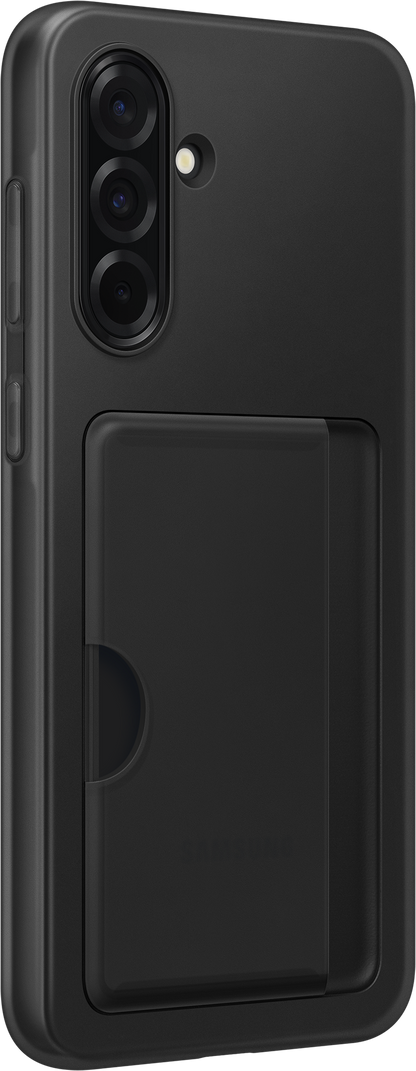 Custodia per Samsung Galaxy A36 A366, Card Slot Case, Nera EF-OA366TBEGWW